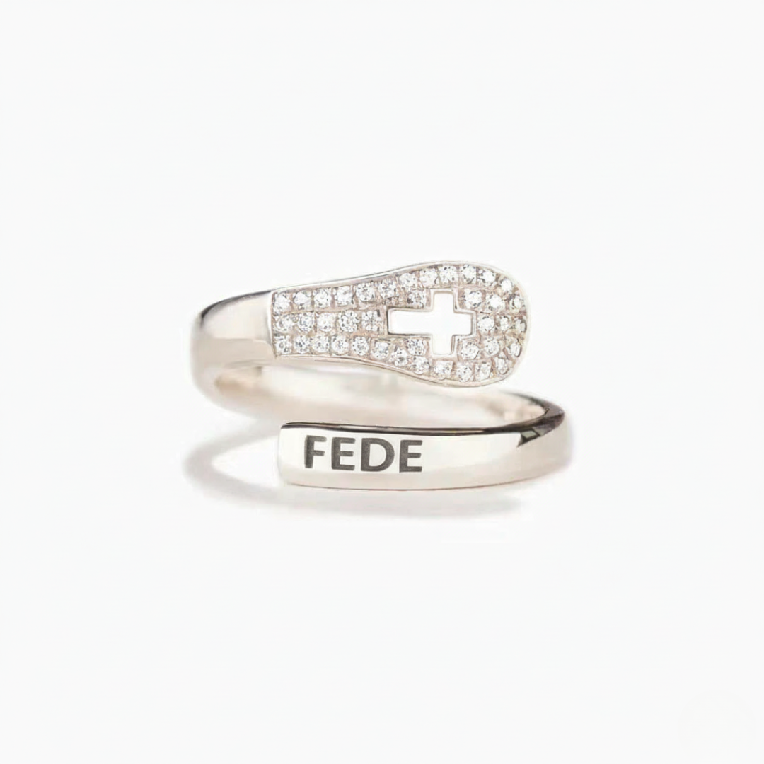 Anello Fede con Croce