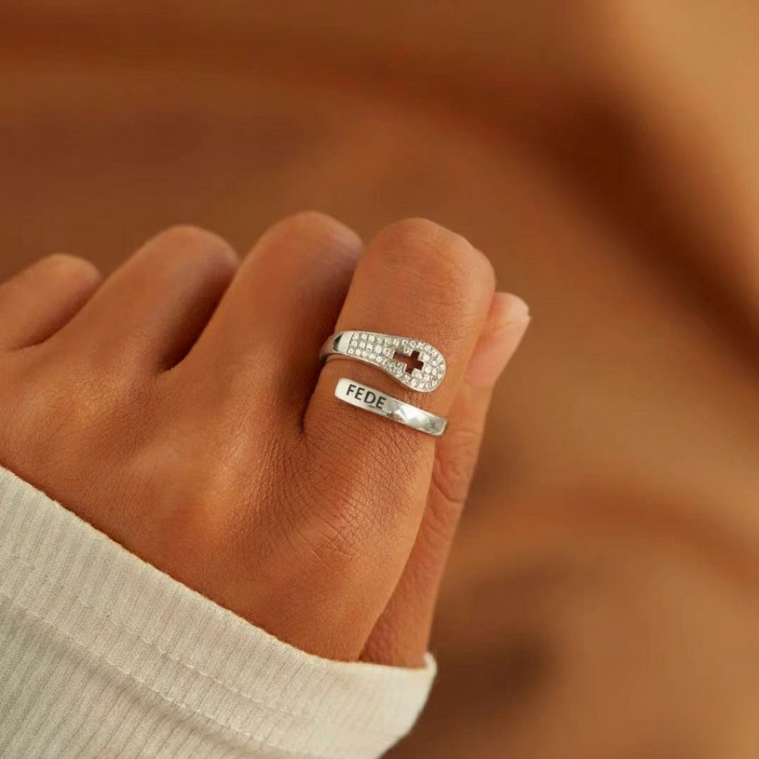 Anello Fede con Croce