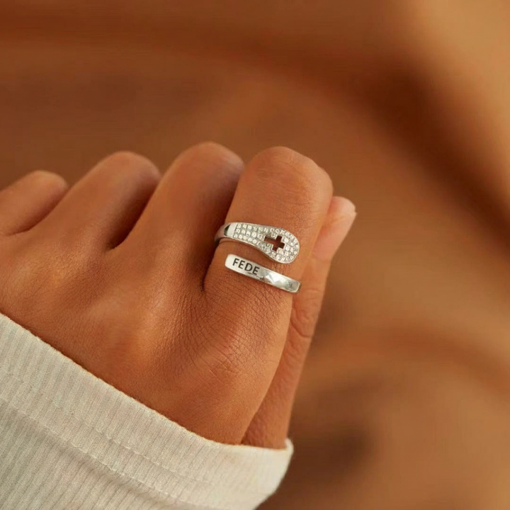 Anello Fede con Croce