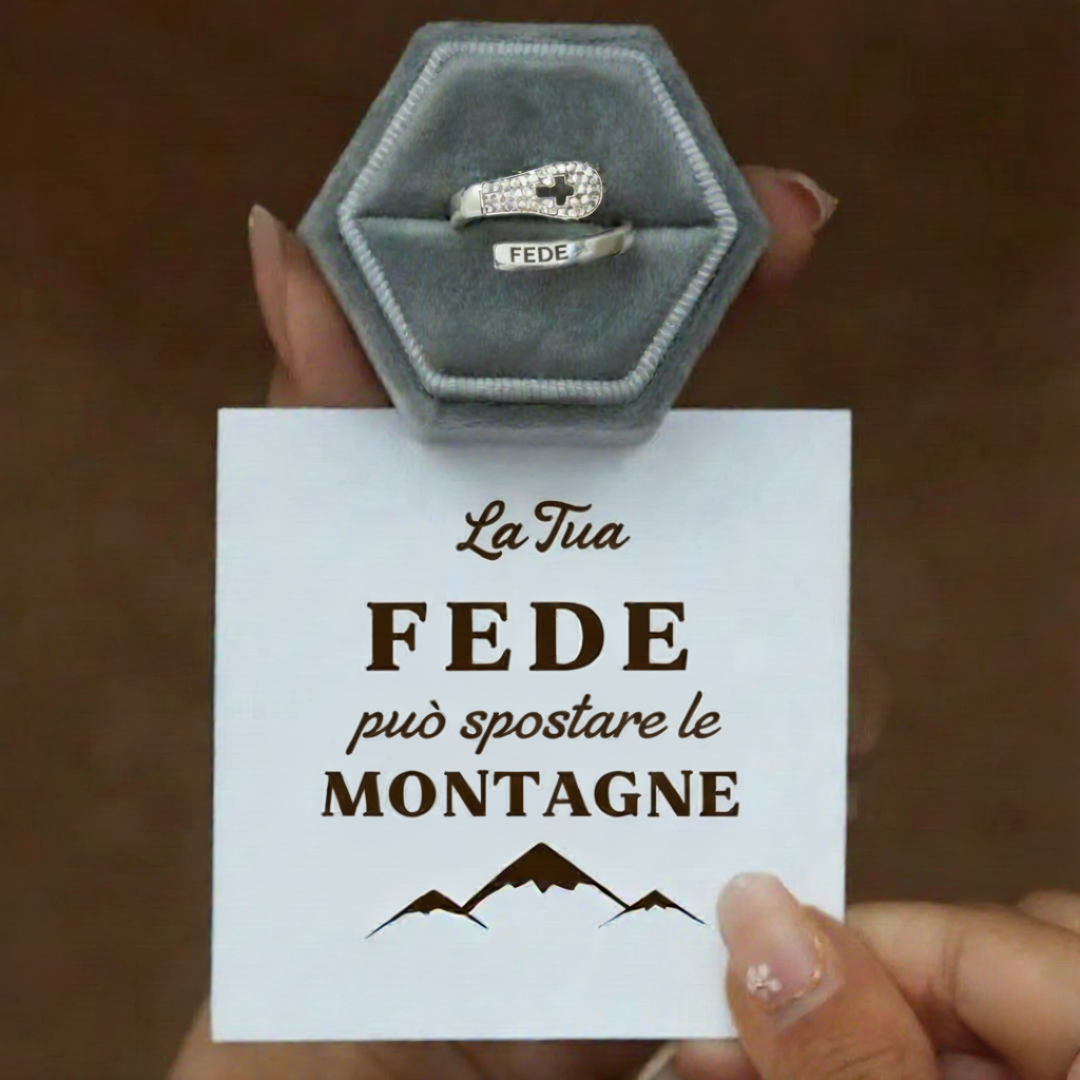 Anello Fede con Croce