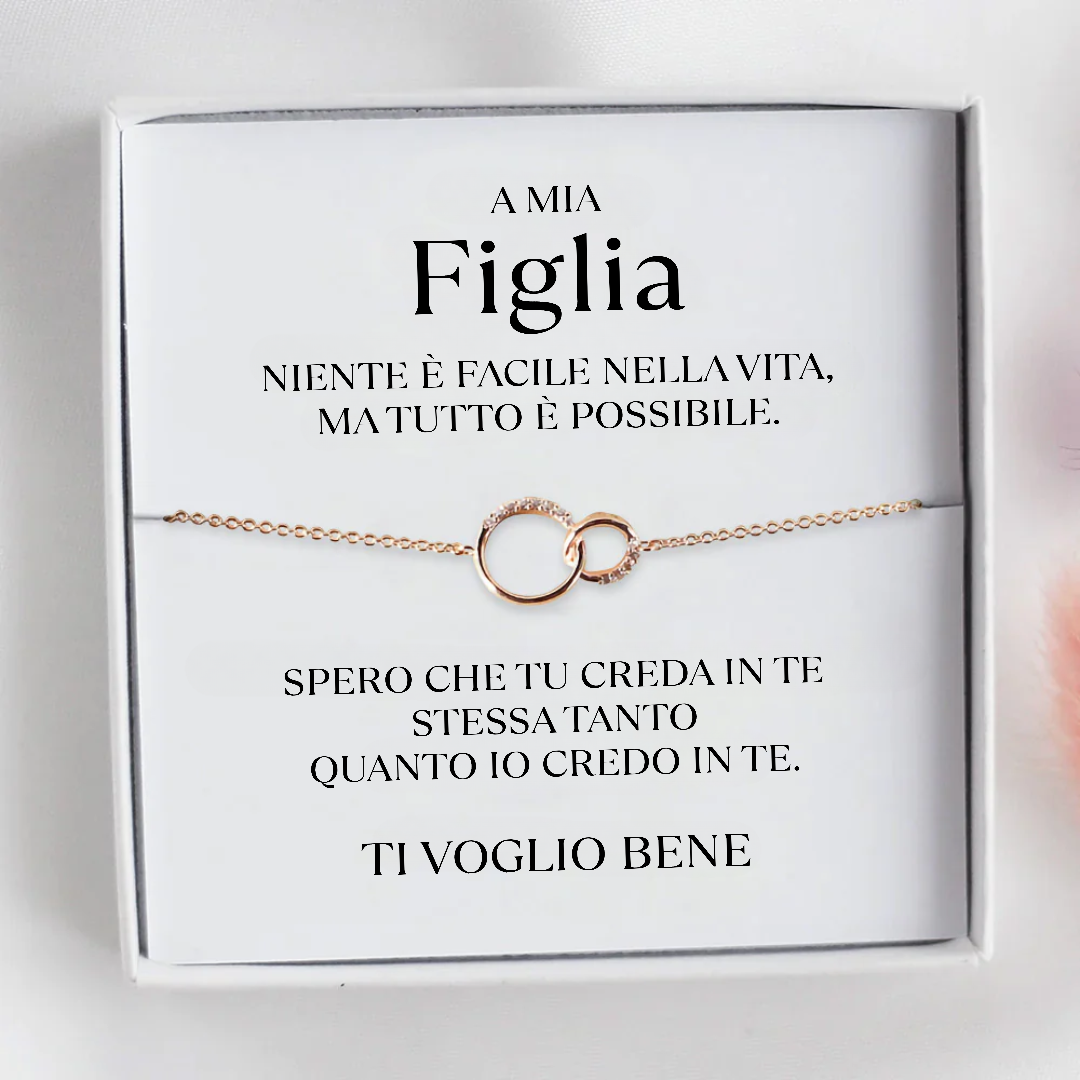 A mia figlia – Collana in oro bianco 14K con Cristalli Zirconia LILLIA A mia figlia – Collana in oro bianco 14K con Cristalli Zirconia LILLIA