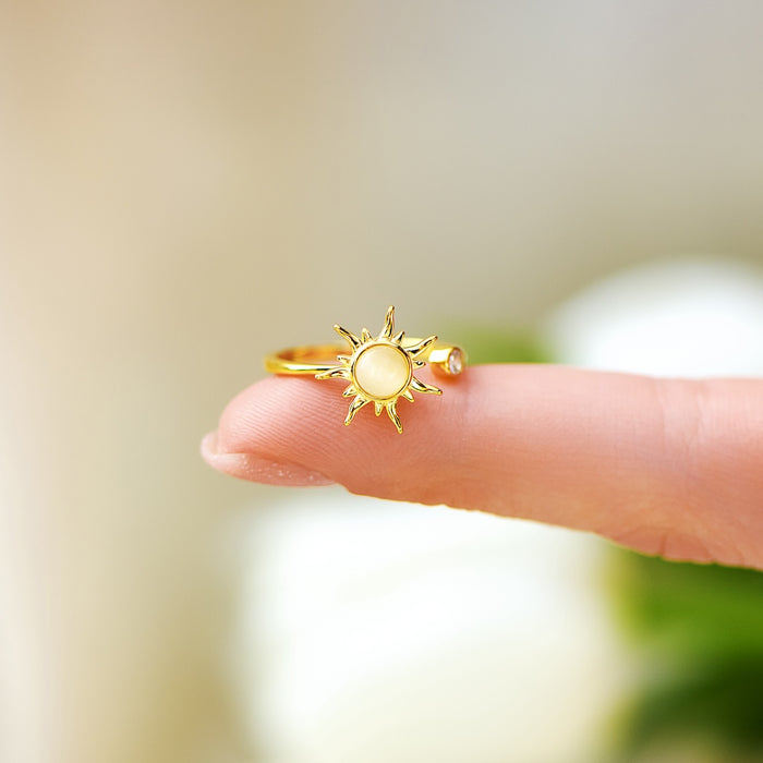 Anello per mia figlia Antistress Sole