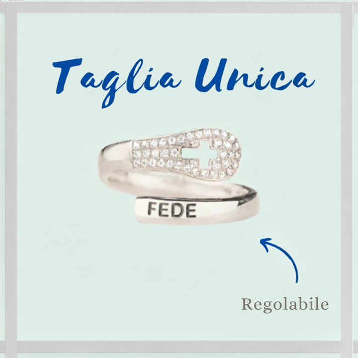 Anello Fede con Croce